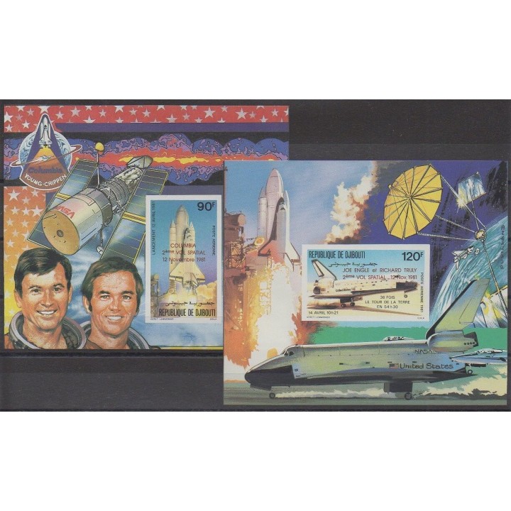 Timbres - Djibouti - 1981 - No BFPA157/BFPA158ND - Espace