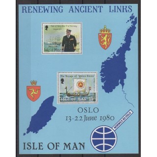 Timbres - Man (Ile de) - 1980 - No BF4 - Histoire