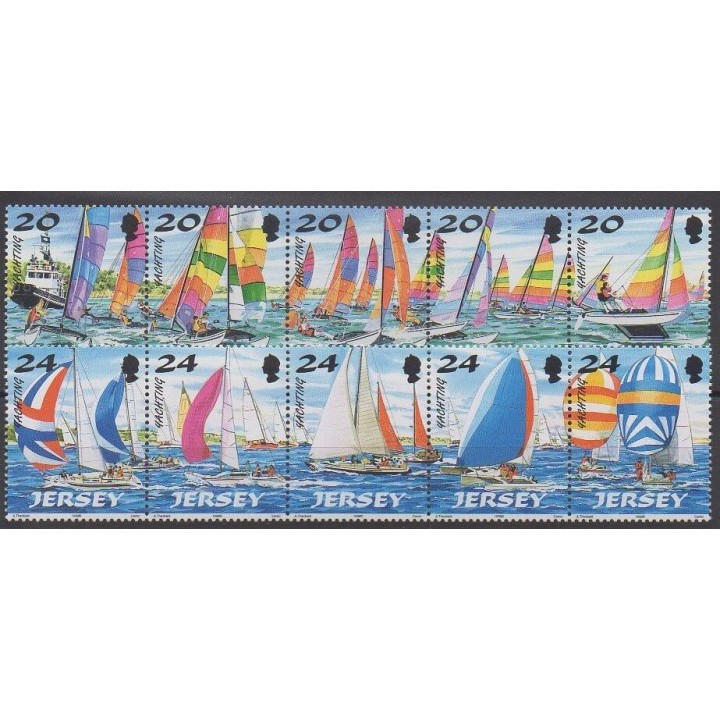 Stamps - Jersey - 1998 - Nb 824/833 - Boats