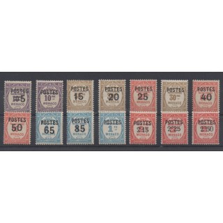 Timbres  - Monaco - Poste - 1937 - No 140/153