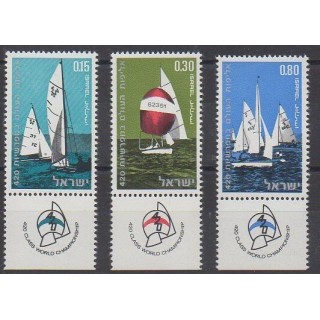 Timbres - Israël - 1970 - No 413/415 - Navigation
