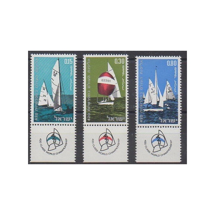 Stamps - Israel - 1970 - Nb 413/415 - Boats
