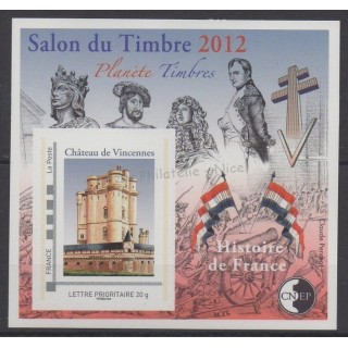Timbres - Thème histoire divers - France - Feuillets CNEP - 2012 - No CNEP 61