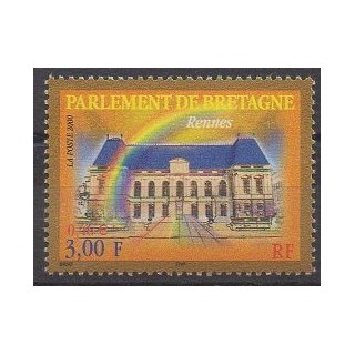 Timbres - France - Poste - 2000 - No 3307 - Monuments