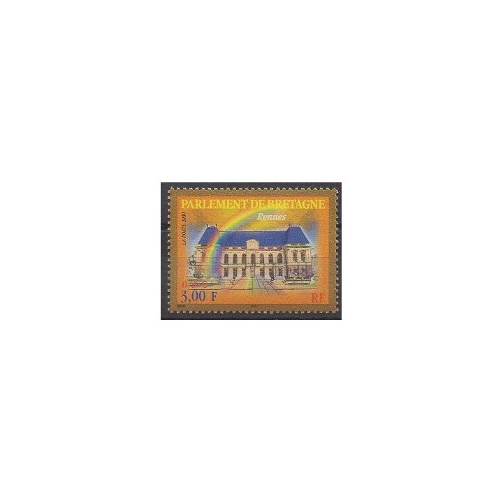 Stamps - France - Poste - 2000 - Nb 3307 - Monuments