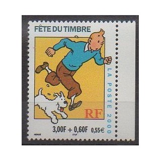 Stamps - France - Poste - 2000 - Nb 3304 - Cartoons - Comics