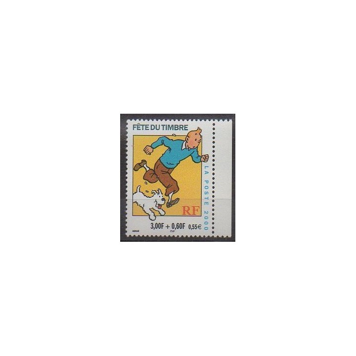 Timbres - France - Poste - 2000 - No 3304 - Dessins Animés - BD