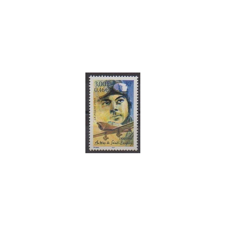Stamps - France - Poste - 2000 - Nb 3337 - Planes