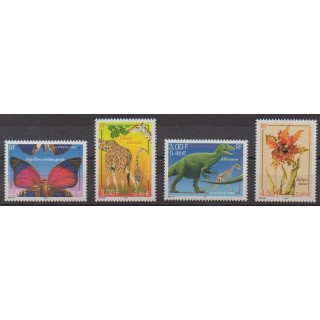 Timbres - France - Poste - 2000 - No 3332/3335 - Animaux
