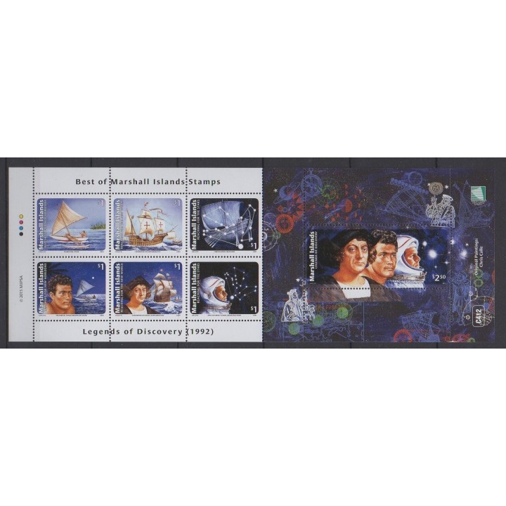 Timbres - Marshall - 2015 - No 3448/3454 - Navigation - Espace