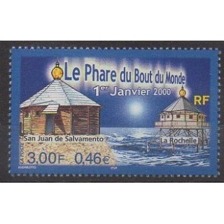 Timbres - France - Poste - 2000 - No 3294 - Phares