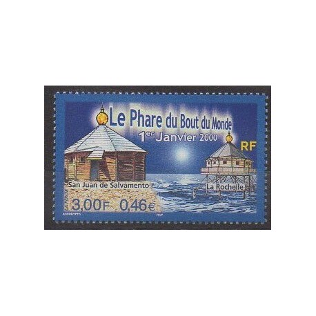 France - Poste - 2000 - No 3294 - Phares