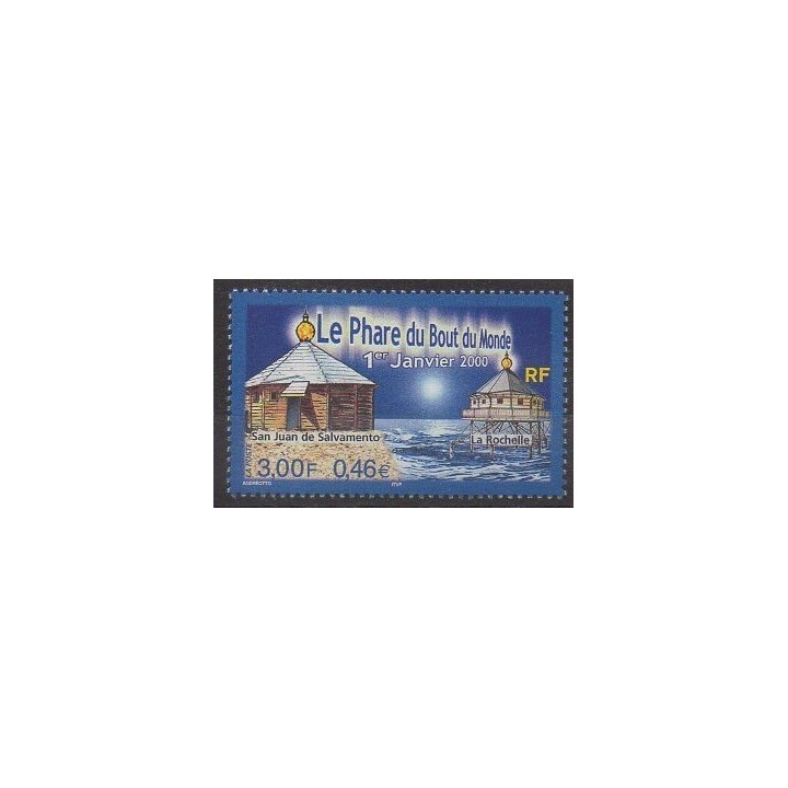 Timbres - France - Poste - 2000 - No 3294 - Phares