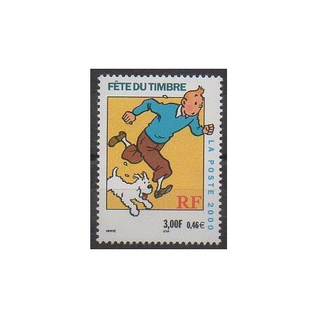 France - Poste - 2000 - No 3303 - Dessins Animés - BD