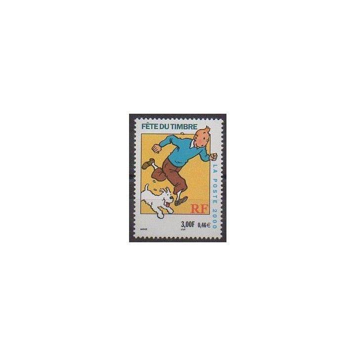 Timbres - France - Poste - 2000 - No 3303 - Dessins Animés - BD