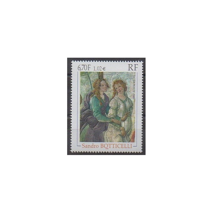 Timbres - France - Poste - 2000 - No 3301 - Peinture