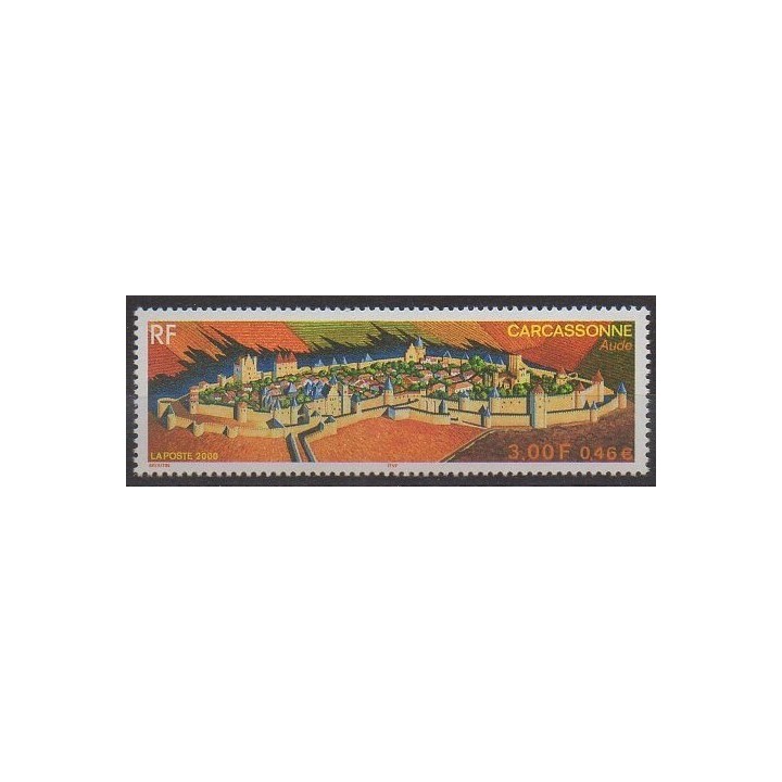 Timbres - France - Poste - 2000 - No 3302 - Sites