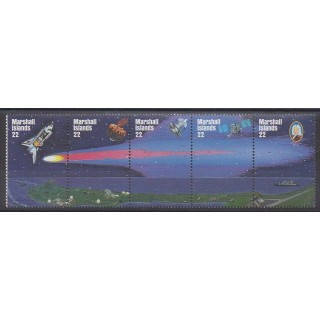 Stamps - Marshall - 1985 - Nb 100/104 - Astronomy