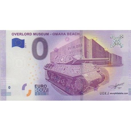 Euro banknote memory - 14 - Overlord Muséum - Omaha Beach - 2018-2