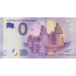 Billet souvenir touristique - 2018-1 - Château de Pierrefonds - (Oise)