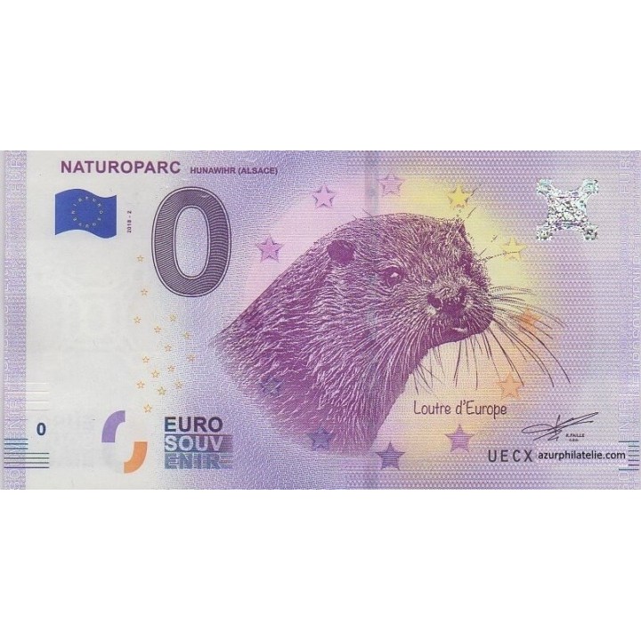 Billet souvenir touristique - 2018-2 - Naturoparc - (Haut-Rhin)