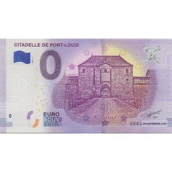 Euro banknote memory - 56 - Citadelle de Port-Louis - 2018-2