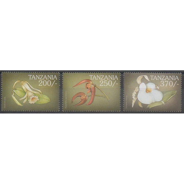 Timbres - Tanzanie - 1999 - No 3101ES/3101EU - Orchidées