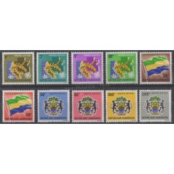 Gabon - 1968 - Nb S 1/10 - Flags