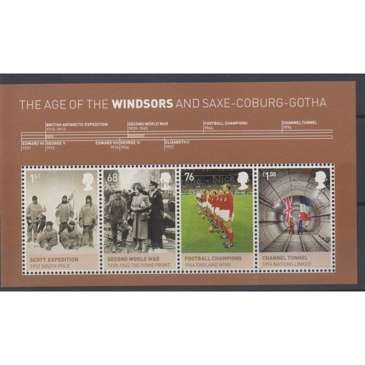 Timbres - Thème histoire divers - Grande-Bretagne - 2012 - No BF 91