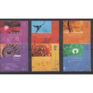 Timbres  - Guernesey - 2001 - No 910/915
