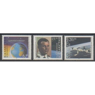 Stamps - Kazakhstan - 1996 - Nb 97/99 - Space