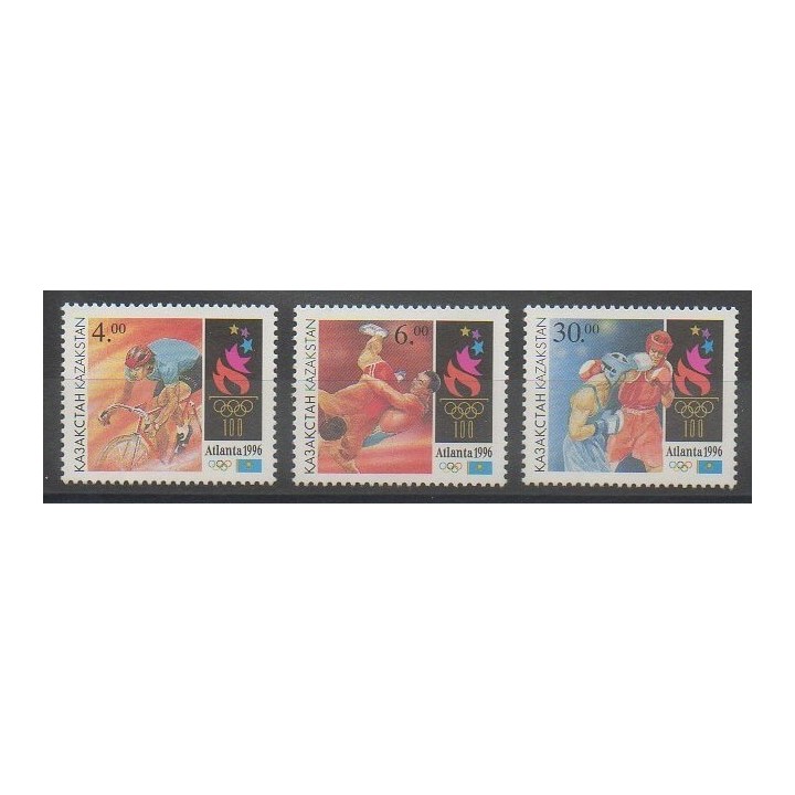 Timbres - Kazakhstan - 1996 - No 100/102 - Jeux Olympiques d'été
