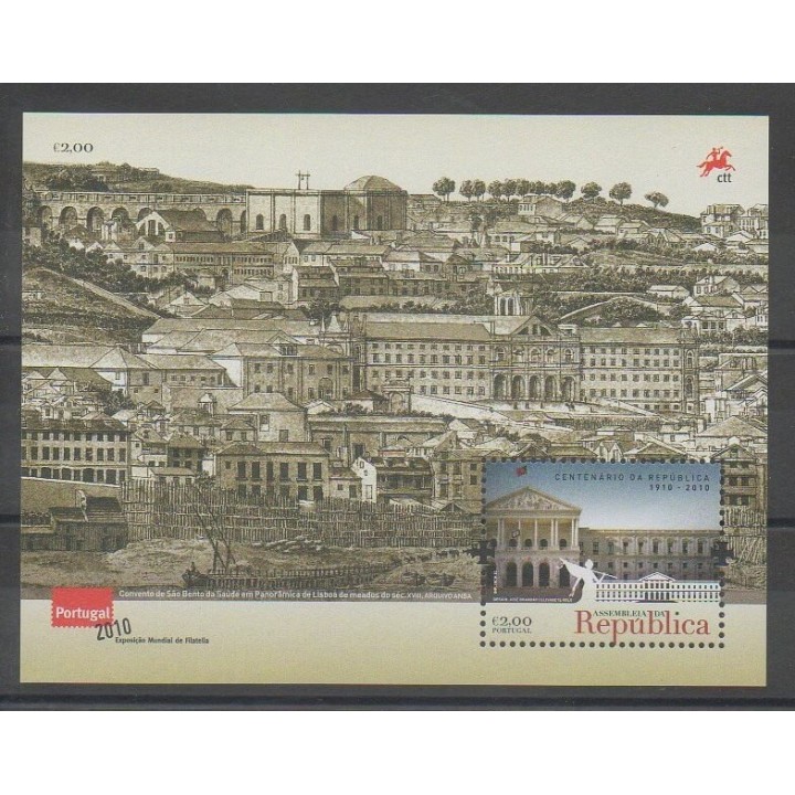Stamps - Portugal - 2010 - Nb BF311 - Various Historics Themes