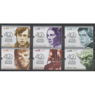 Stamps - Portugal - 2017 - Nb 4278/4283 - Cinema