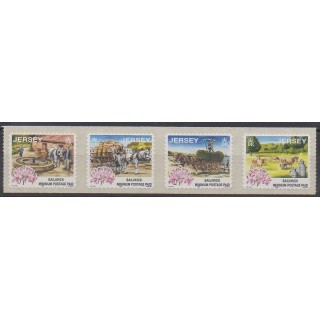 Timbres - Jersey - 1998 - No 850/853 - Artisanat ou métiers