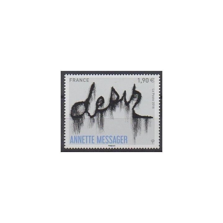 Timbres - France - Poste - 2018 - No 5202 - Peinture