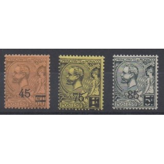 Timbres  - Monaco - Poste - 1924 - No 70/72