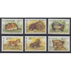Kazakhstan - 1993 - Nb 20/25 - Mamals