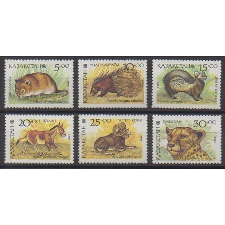 Kazakhstan - 1993 - No 20/25 - Mammifères