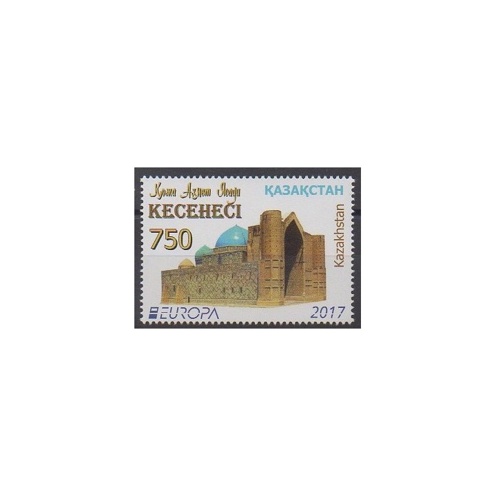 Stamps - Kazakhstan - 2017 - Nb 797 - Castles - Europa