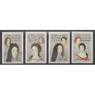 Timbres - Turks et Caiques (Iles) - 1985 - No 733/736 - Musique