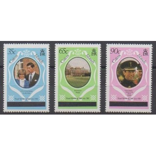 Stamps - Caicos ( Islands) - 1981 - Nb 8(A)/10(A) - Royalty