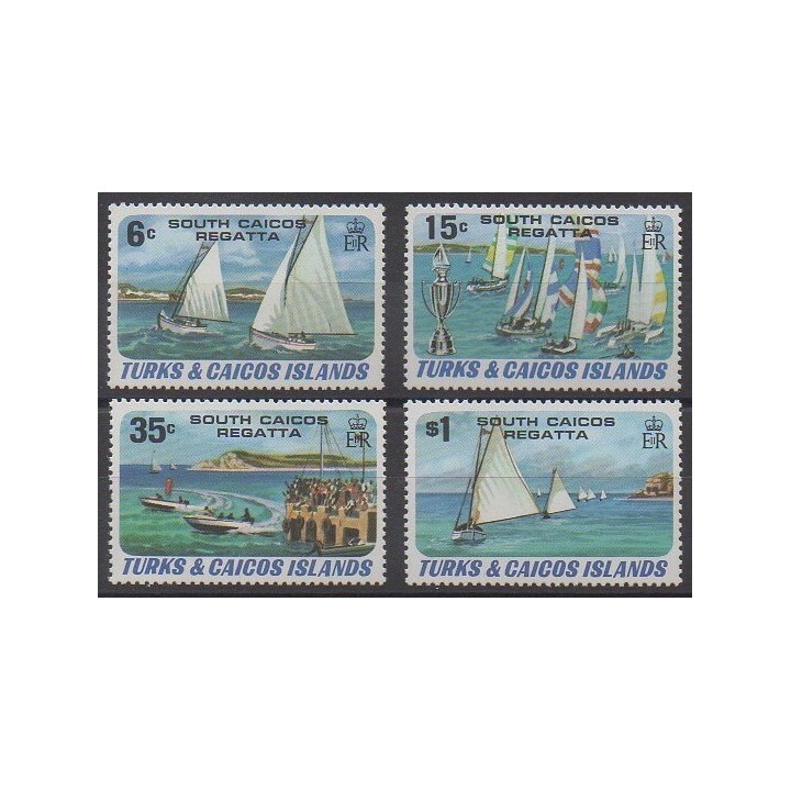 Stamps - Turks and Caicos ( Islands) - 1980 - Nb 513/516 - Boats