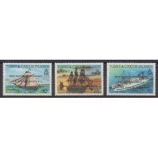 Stamps - Turks and Caicos ( Islands) - 1988 - Nb 785/787 - Boats