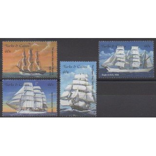 Timbres - Turks et Caiques (Iles) - 2001 - No 1428/1431 - Navigation