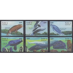 Turks and Caicos ( Islands) - 2001 - Nb 1462/1467 - Sea animals - Mamals