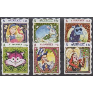 Stamps - Aurigny (Alderney) - 2015 - Nb 520/525 - Literature