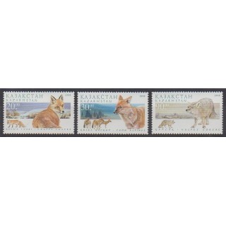 Timbres - Kazakhstan - 1999 - No 228/230 - Mammifères