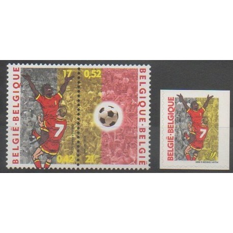 Belgique - 2000 - No 2891/2893 - Football