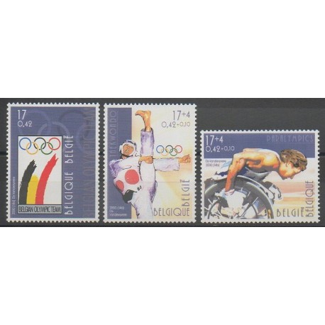 Belgique - 2000 - No 2906/2908 - Jeux Olympiques d'été